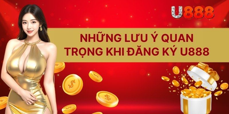 Những điểm cần lưu ý khi đăng ký U888